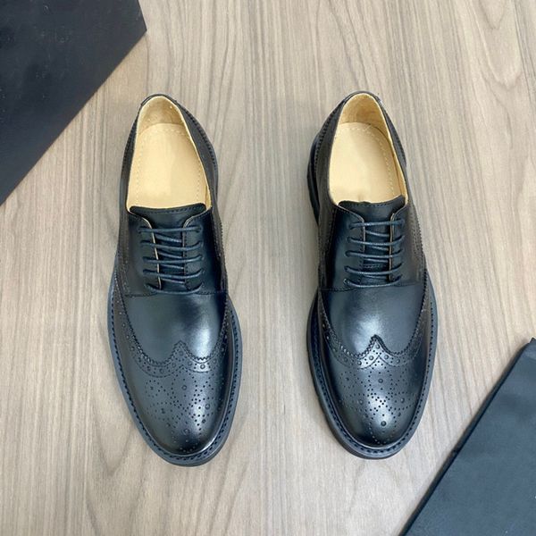 

dress shoes designer fashion solid color wear casual wedding business affairs shoes men business high-quality genuine leisure shoes 230821, Black