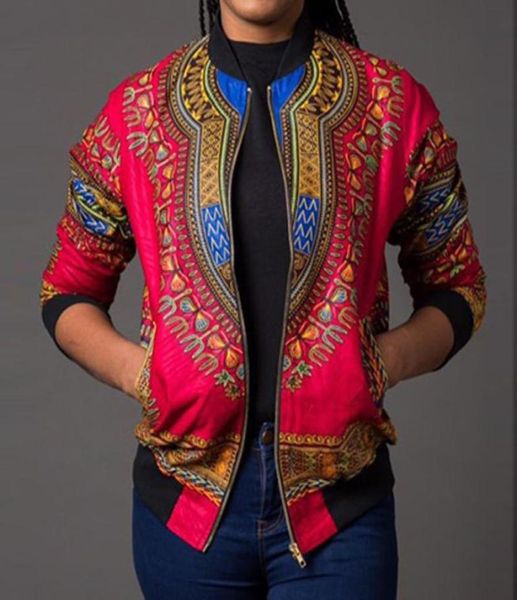 

african print women four season long sleeve chiffon cardigan short casual durable jacket m08285914322, Black;brown