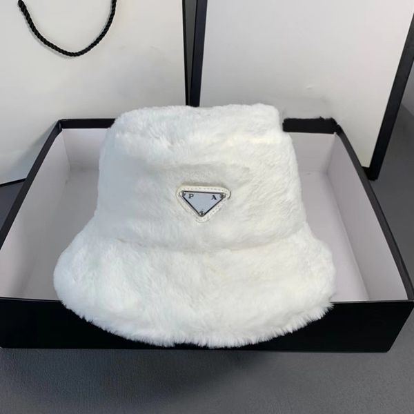 

fashion designer brand fisherman hat men's and women's winter sunshade hat new rabbit fur hat fashion trend versatile, Blue;gray