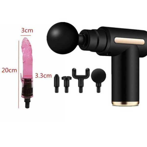 

massager silicone material multifunctional fascia gun massage vibrator fun head penis girl upgrade modified