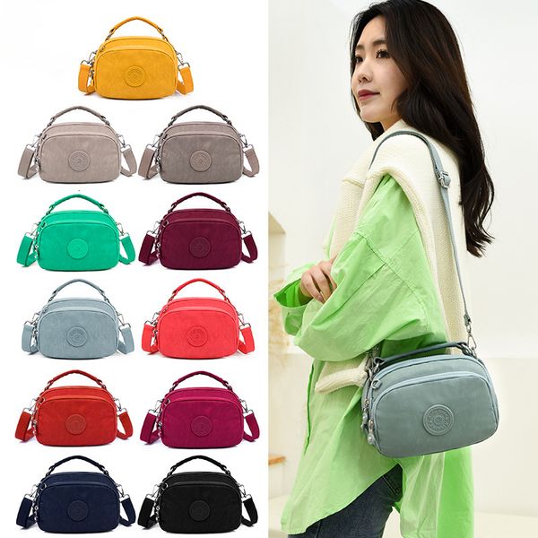 

evening bags women shoulder bag fashion pure color casual tote outdoor canvas handbag zipper messenger crossbody 230821