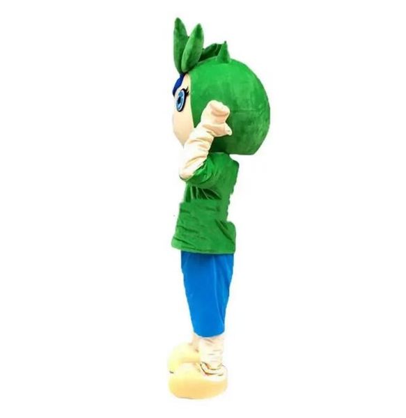 

2024 factory vegetable boy mascot costumes fancy dress real p, Red;yellow