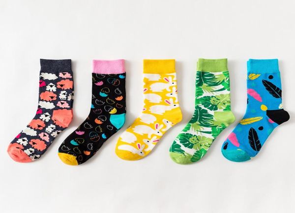 

painted men and women high tide socks socks whole easter egg series personality socks7496642, Black