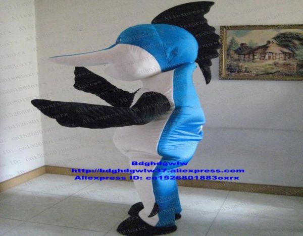 

mascot doll costume marlin sailfish swordfish billfish fish character business street circularize flyer7517647, Red;yellow