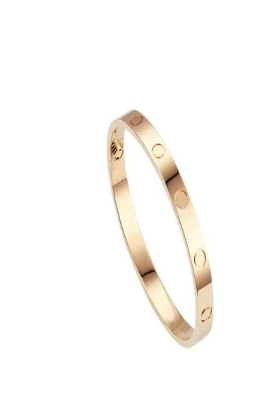 

love screw bracelet 50 designer bracelets 4 diamonds bangle luxury jewelry women titanium steel alloy craft gold silver rose neve2578008, Black