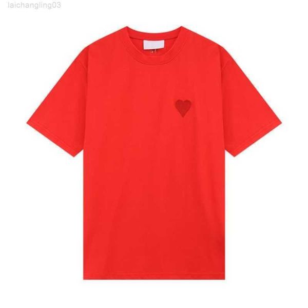 

new mens women designer of luxury amis t shirt fashion men s casual tshirt man clothings95z, White;black