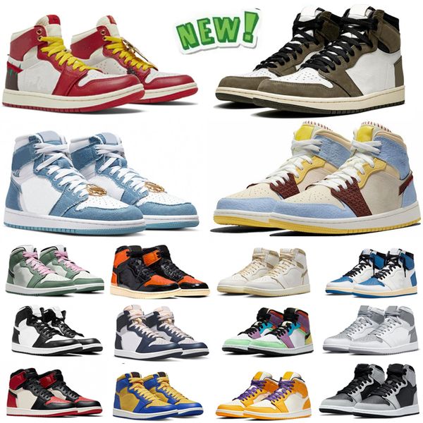 

unc toe jumpman 1 1s basketball shoes washed black lost and found se space jam og skyline ice university true blue lucky green dark mocha pa