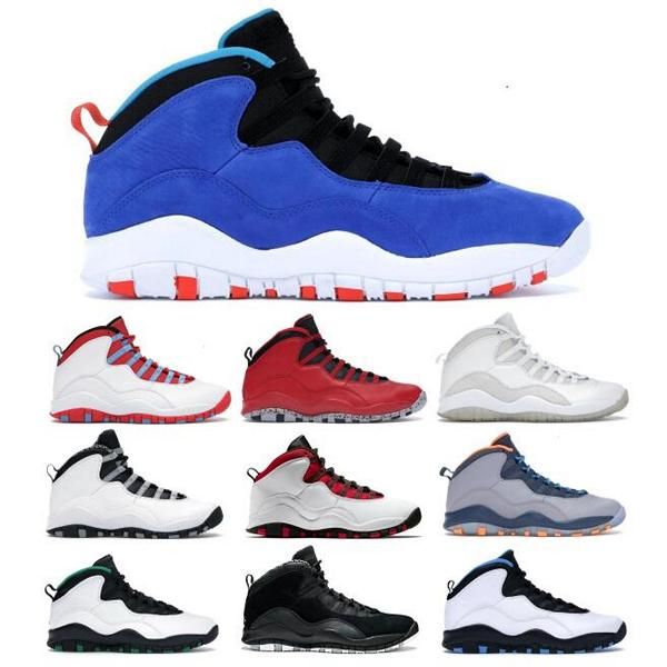 

jordens 10s 10 men basketball shoes jumpman jorden bobcats chicago flag seattle powder steel tinker light smoke grey 2023 designer trainers