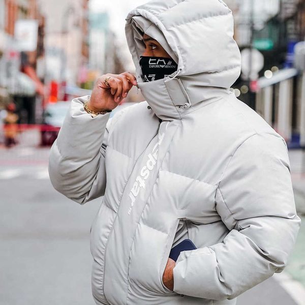 

trapstar london hyperdrive technical puffer jacket - light grey down warm mens clothing new men, Black;brown