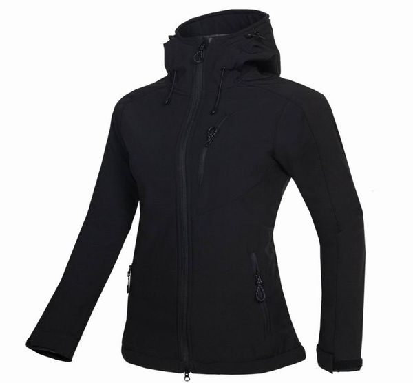 

new women helly jacket winter hooded softshell for windproof and waterproof soft coat shell jacket hansen jackets coats 031811041, Black;brown