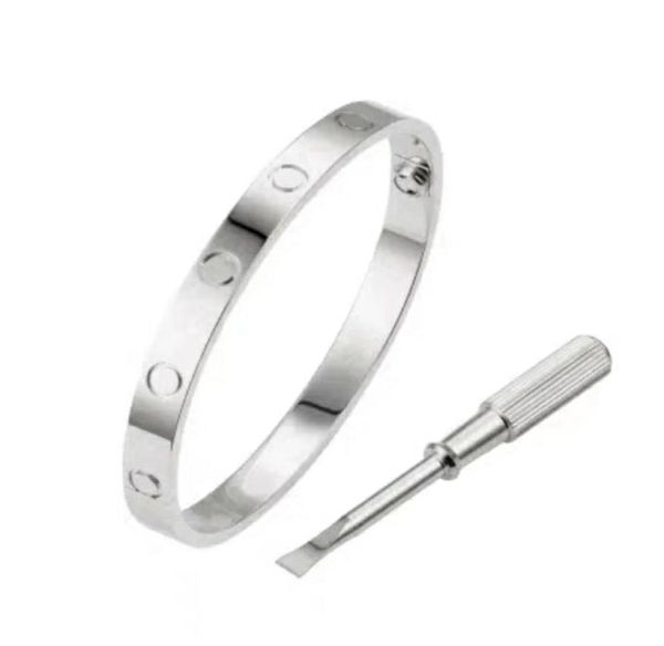 

love screwdriver bracelet designer bangle classic c design titanium steel jewelry men women bracelets colorfast hypoallergenic3441835, Black