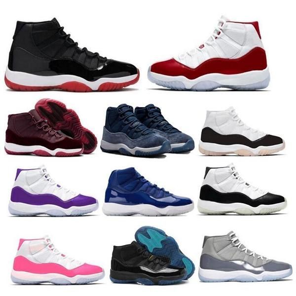 

jordens 11 men basketball shoes jumpman 11s pink cherry red heiress velvet neapolitan cool grey gamma blue concord 2023 women trainer sneake