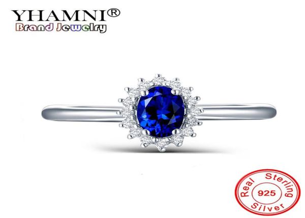 

yhamni 20ct oval sapphire ring party elegant bridal jewelry 925 silver wedding engagement rings for women r34518142118996502, Slivery;golden