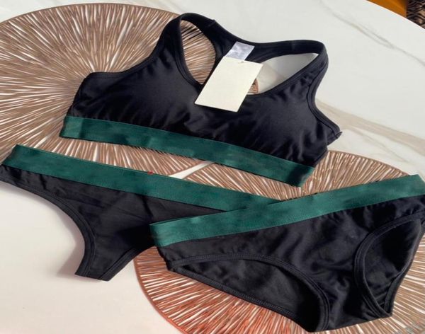 

2022 women swimwear casual bra bikini 3 piece set swimsuit beachwear fashion lady high waist bathing suit64195764462532, White;black