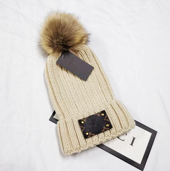

fashion winter beanies caps hats for women men outdoor bonnet with real raccoon fur pompoms warm girl cap snapback woman pompon skull beanie, Blue;gray