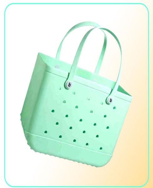 

2022bogg bag silicone beach custom tote fashion eva plastic beach bags women summer1905264
