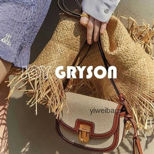 

designer bags joygryson brand item | new saddle bag fashion cowhide canvas bag drama bag