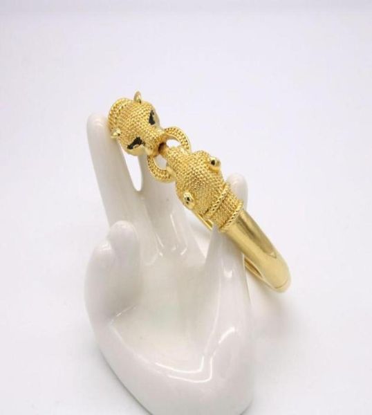 

18k yellow gold filled womens cuff bangle bracelets jewelry080465857258442, White