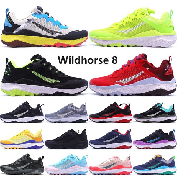 

wildhorse 8 men women trail running shoes fly designer terra kiger wolf grey obsidian baltic blue triple black bright cactus outdoor sneaker