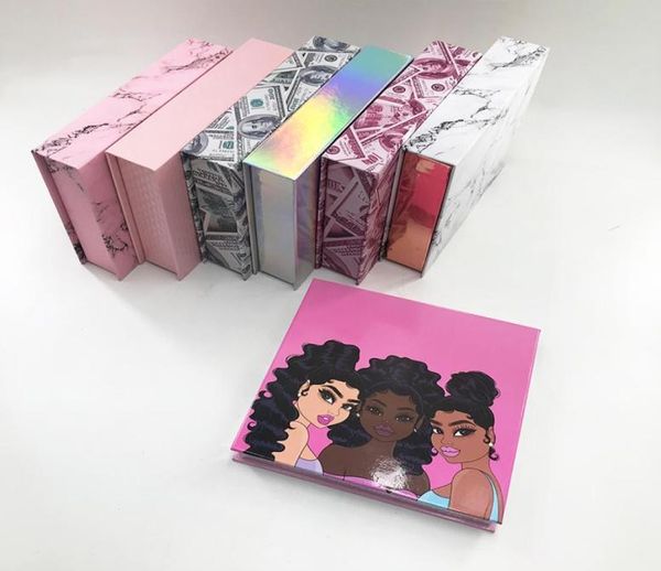 

empty mirror eyelashes cases for tweezer selfadhesive eyeliner pen natural mink lashes false eyelash custom private label packagi4464345