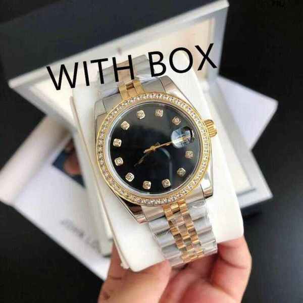 

rolaxs watch diamond deenu1 mens automatic mechanical es 28313641mm stainless steel super luminous ladies quartz wristwatch montre de lux, Slivery;golden