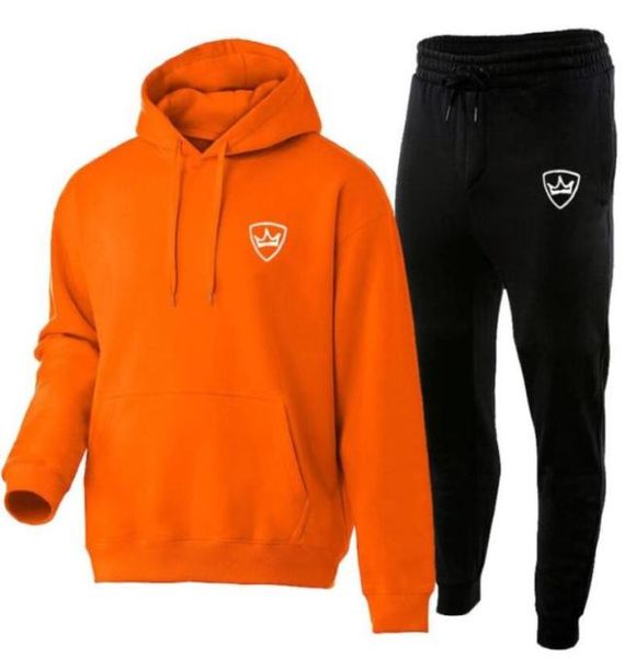 

new autumn men039s sets 2piece s printing hoodiespants sport suits casual menwomen sweatshirts tracksuit brand sportswear s18054718498152, Gray