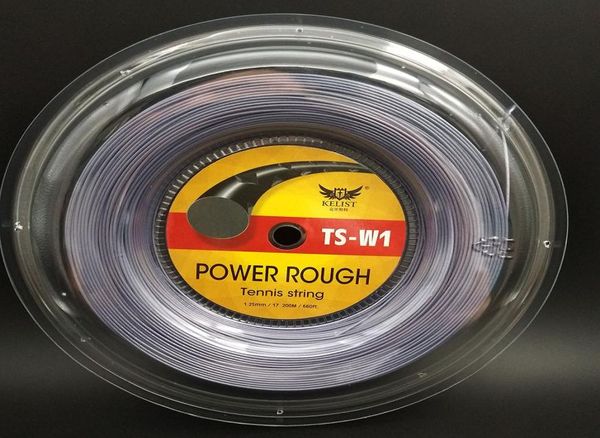 

good quality big banger polyester tennis string reel 200m polyester 660ft grey color4010056