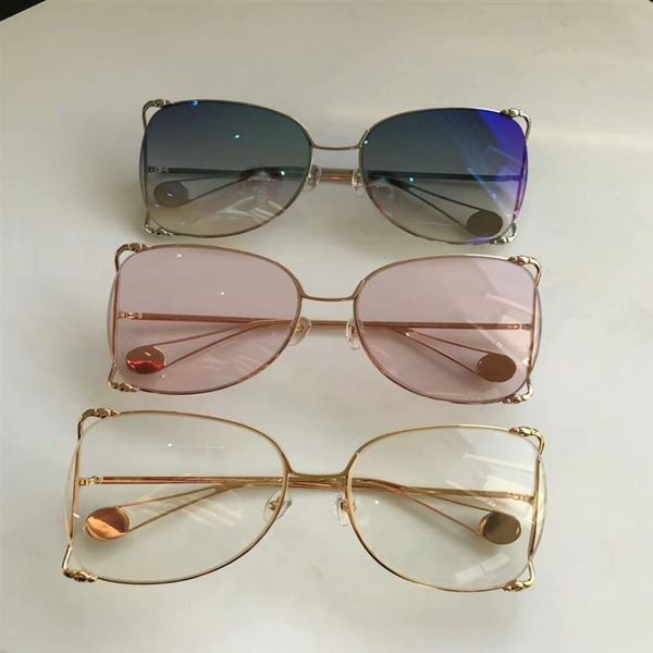 

new designer sunglasses 0252 sunglasses for women men sun glasses women brand designer coating uv protection fashion sunglasses oc224f, White;black