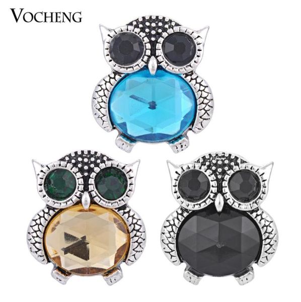 

vocheng noosa snap 3 colors lovely owl snap button interchangeable popper jewelry accessory ginger snap jewelry vn5601285976