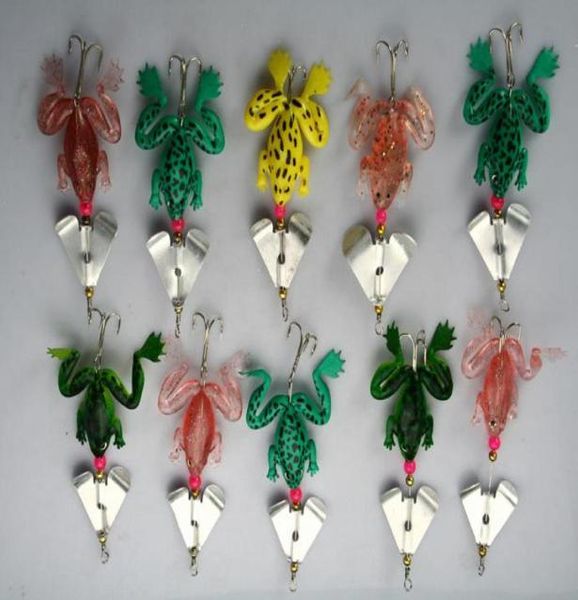 

lot50 frog fishing lures weedless crankbait hooks 63g01236436649