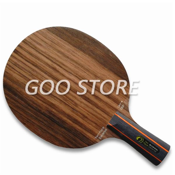 

table tennis raquets sanwei two face defense blade attack defence ebony hinoki surface sanwei ping pong racket bat paddle 230821
