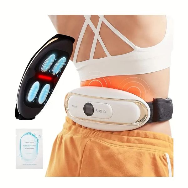

relieve back pain instantly with this electric pulse waist massager