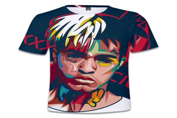 

xxxentation american rapper 3d full sweaty breathable short sleeve tshirt1761103, White;black