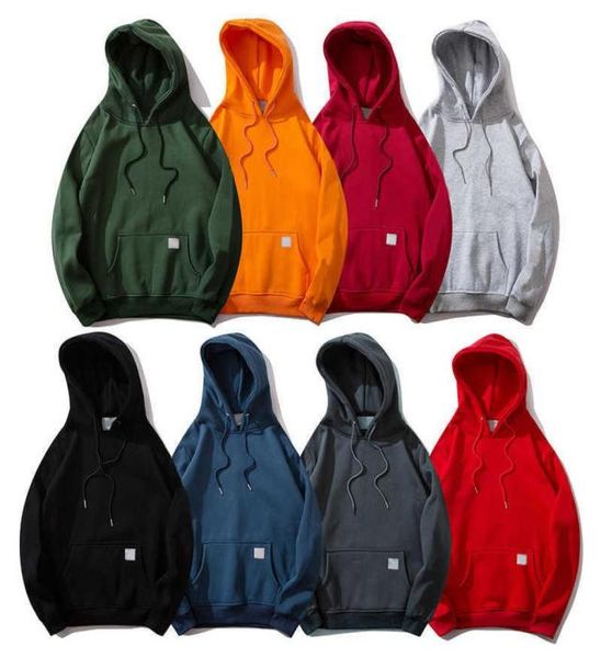 

mens classic casual hoodies streetwear hip hop hoodie highquality loose cotton pullover warm cotton sweater comfortable sweatshir6808967, Black