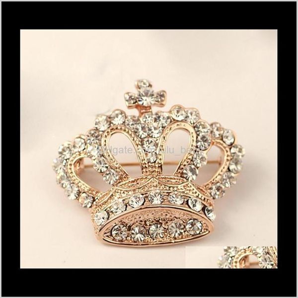 

decorative garment crystal for women wedding bridal shiny rhinestone crown dress pin zdms5 pins brooches o6dth299u, Gray