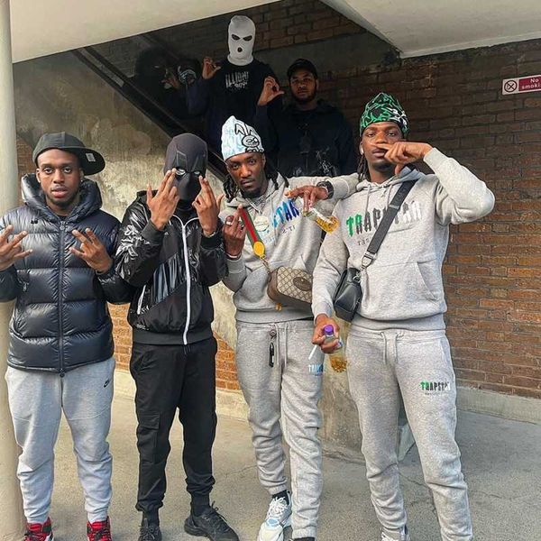

2023 new fashuon sweatshirts trapstar london 1 with label mens hip hop sportswear decoding series sets women's gray hoodies, Black;brown