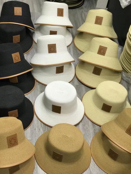 

new solid color plate straw hat female online celebrity seaside holiday xia tianping hat outdoor beach visor tide., Blue;gray