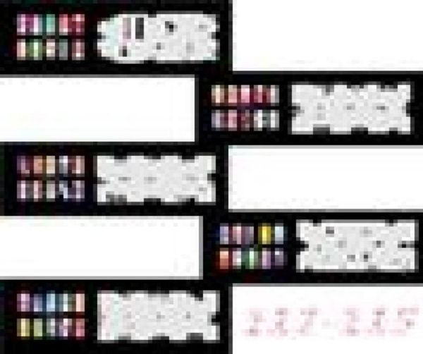 

new fashion airbrush nail stencils set 111120 tools diy airbrushing 10 x template sheet for airbrush kit nail art paint9200115, White