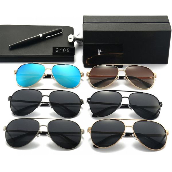 

luxury brand designer sunglasses fashion mens womens pilot sun glasses uv400 protection men eyeglass women spectacles with origina299a, White;black