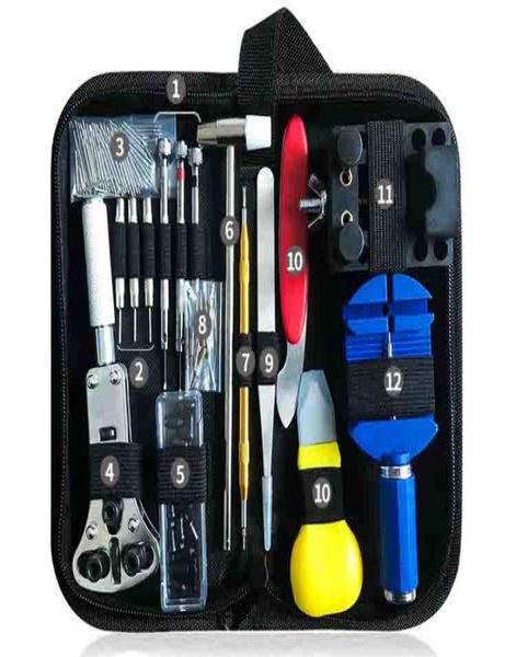

diy multiple combinations watch repair household repair tool 147 piece set watch disassembly service change battery combination1501490