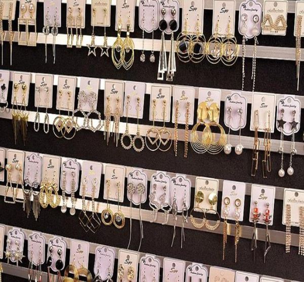 

10pairslot mix style colors fashion stud earrings nail for diy gift craft jewelry ea0251872667, Golden;silver