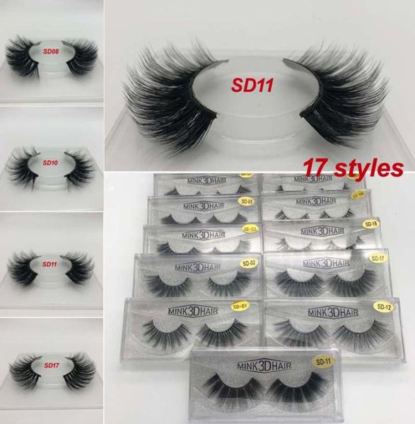 

3d mink false eyelash 100 real siberian full strip fake eyelash long individual soft natural thick eyelashes mink lashes extensio9669974