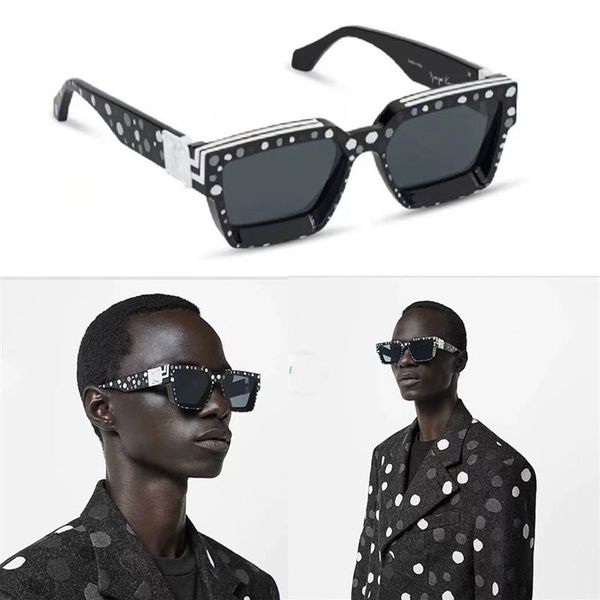 

luxury sunglasses for women classic brand 1910 trend embellished frame designer sunglasses men fashion outdoor decoration tura eye235c, White;black