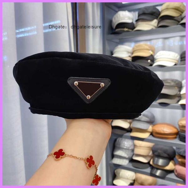 

women fashion beret designer art berets lady caps baseball cap casquette outdoor fall fitted hat hats mens velvet flat bucket hat d218186f, Blue;gray