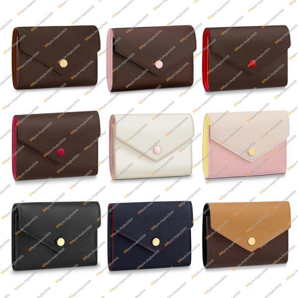 

ladies fashion casual designer luxury victorine wallet coin purse key pouch m41938 m62472 m62360 n41659 n64022 m64060 m81285 m8096300h, Red;black