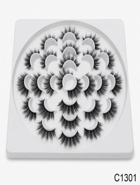 

sell 13 pairs thick handmade full strip eyelashes 3d mink lashes volume soft lashes false eyelashes5187465