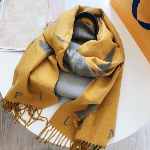 

Winter Designer Scarf Luxury V Scarves For women Cashmere Wool Mens Long Shawl Fashion Classic Letter Cashmere Scarves With box G0L9