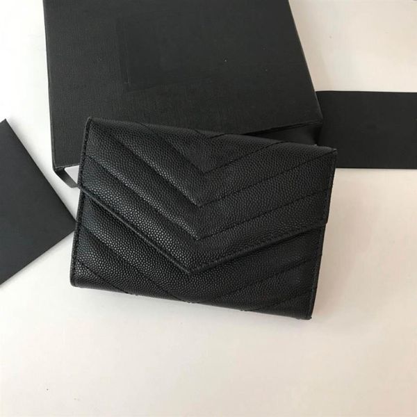 

fashion selling classic wallet women full leather luxurys designer bags gold and silver buckle coin purse card holder 202p, Red;black