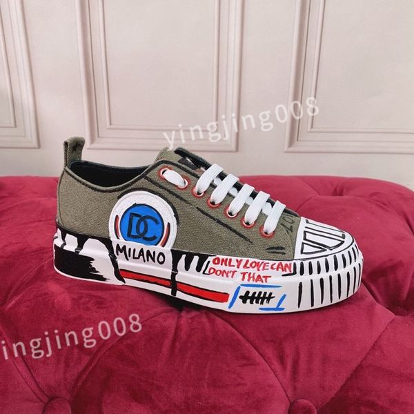 

designer travel leather sneaker fashion lady flat running trainers letters woman shoe platform men gym sneakers size35-45 hc210806, Black