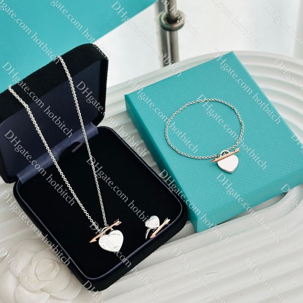 

classic love ring designer women bracelet luxury jewelry set wedding jewelry valentine christmas gift, Black